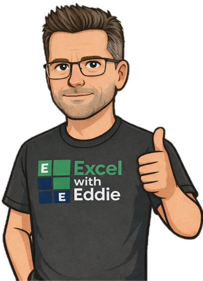 Excel with Eddie character