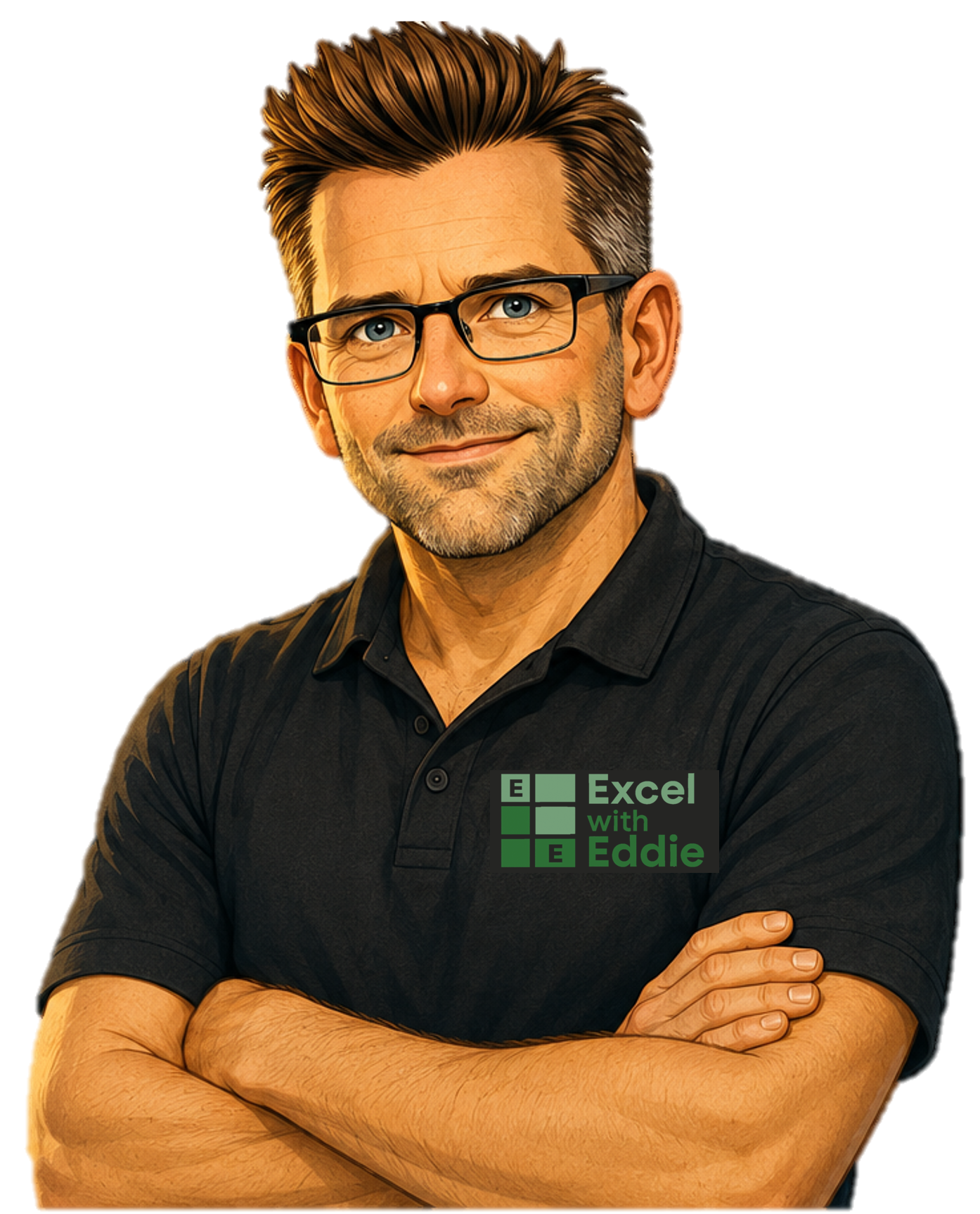 Excel with Eddie logo