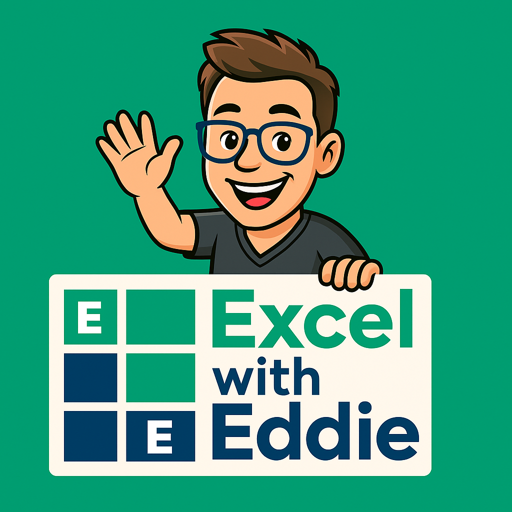 Excel with Eddie logo