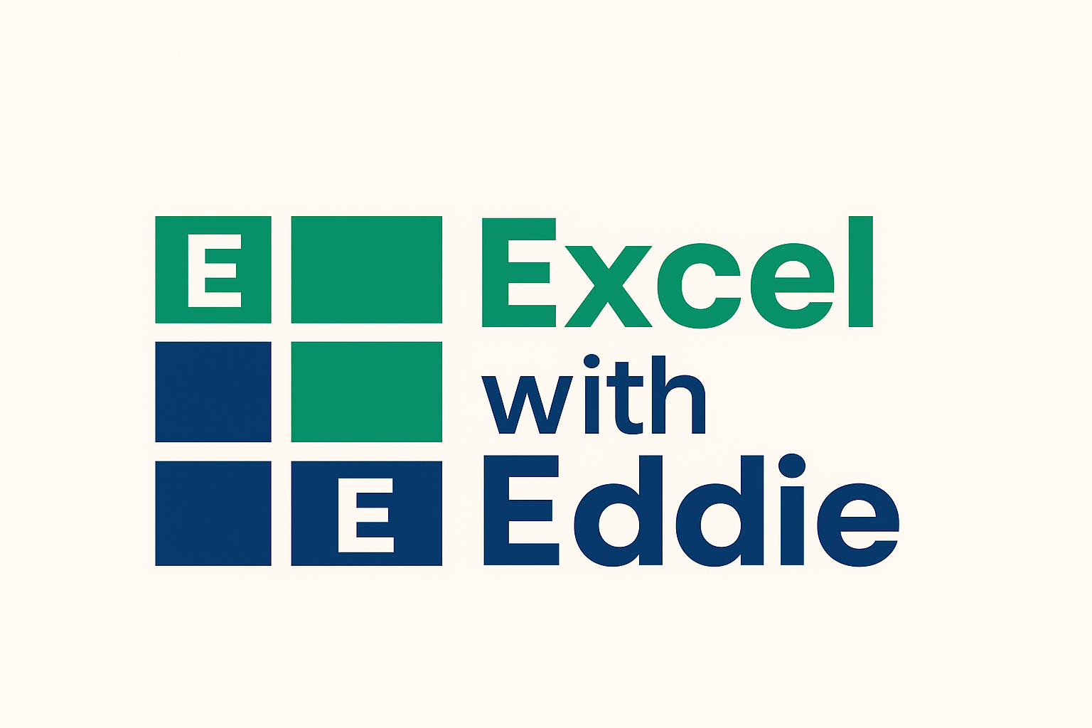 Excel With Eddie Logo