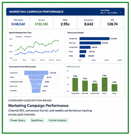 Marketing Campaign Performance Dashboard